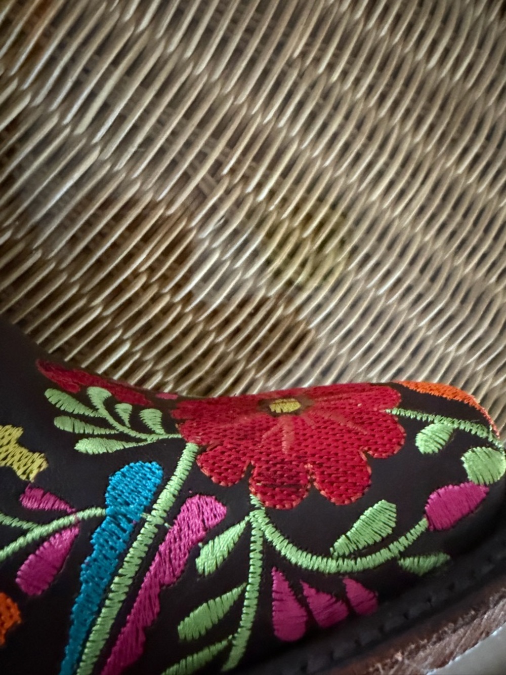 New Rodeo Quincy ROSITA embroidered flowers and fringe leather boot boots 9.5 - Picture 4 of 10